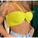 Cropped Tricô - Tamanho único