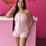 Macaquinho com zíper