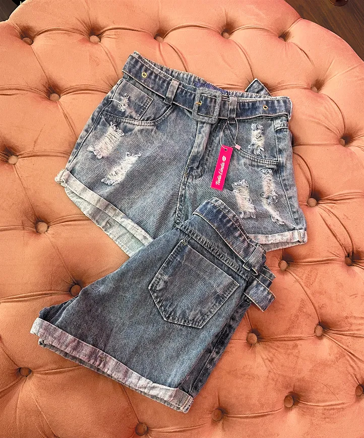 Shorts Jeans com Cinto _ TAM_ 34 ao 34 79,90_page-0001 1 Shorts Jeans com Cinto - Imagem 1
